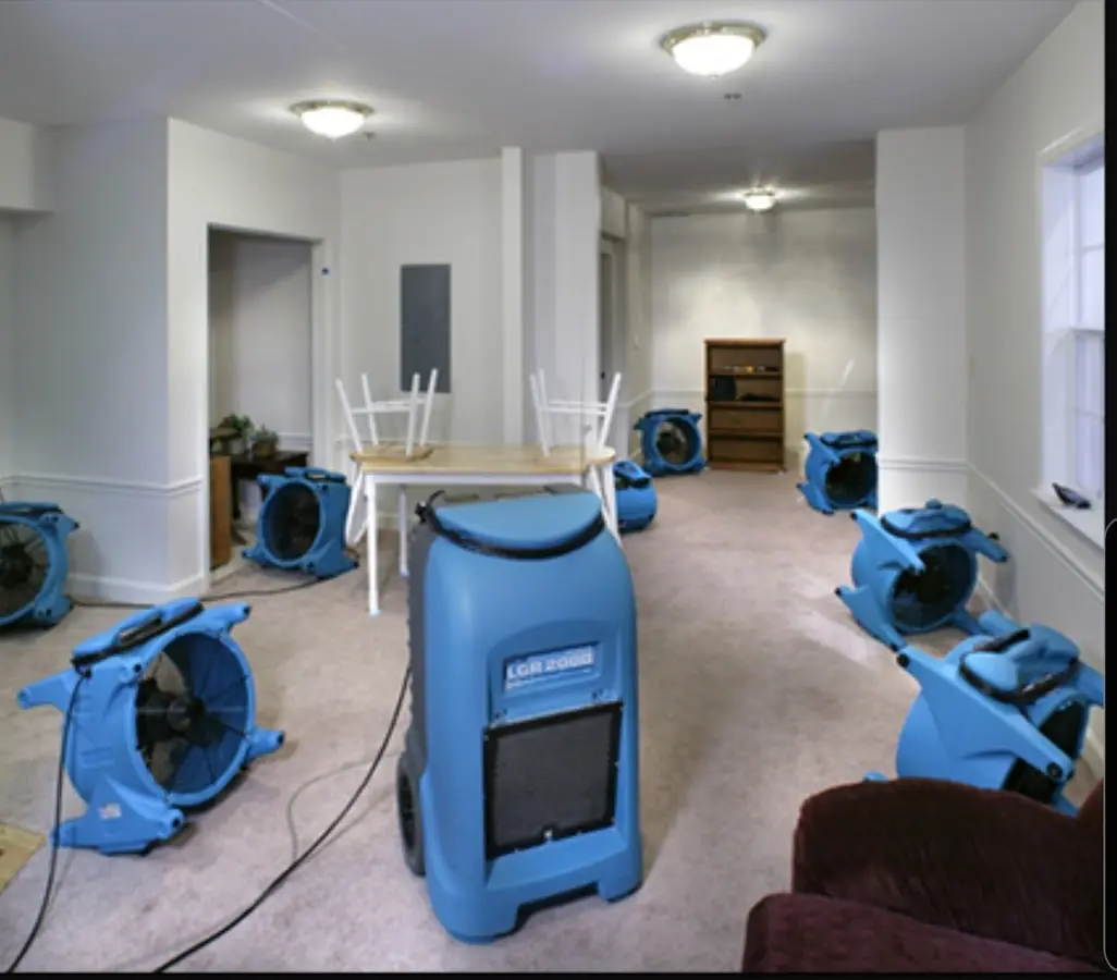 Air movers and dehumidifier setup for Water Extraction & Removal in Rio del Mar