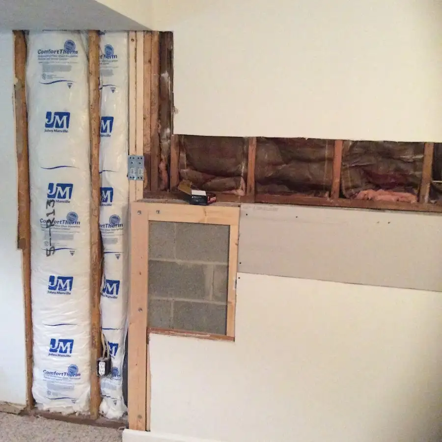 Wall insulation replacement during Structural Drying in Rio del Mar